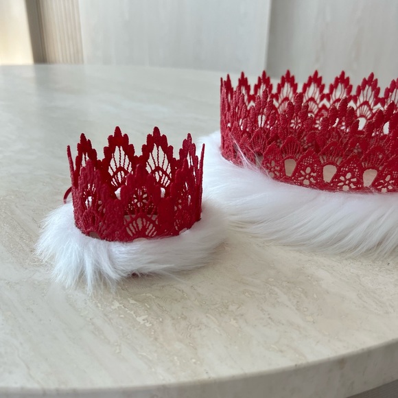 Mommy and Me Look. LOVECRUSH CROWNS. Christmas crowns. NEW. Handmade - Picture 3 of 3